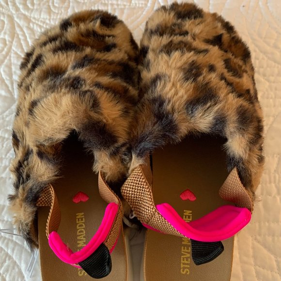 STEVE MADDEN SHOES, Leopard Print,Big Girls, Size 4 - Picture 2 of 5